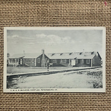 YMCA Building Camp Lee Petersburg Virginia VA Posted 1918 White Boarder Postcard picture