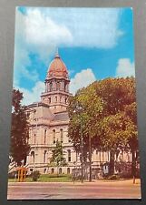 Warsaw Indian IN Postcard Court House Beautiful Picture Out Front picture