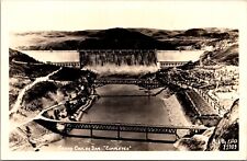 Real Photo Postcard Overview of Grand Coulee Dam, Washington picture
