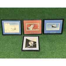 Vintage Lot 4 Framed Sanni NASA Space Shuttle Columbia Challenger Photos picture