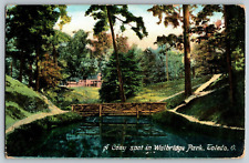 Toledo, Ohio - A Cozy Spot in Walbridge Park - Vintage Postcard - Posted 1912 picture