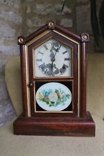 Antique Seth Thomas mantle clock wooden frame 30 x 12 x 42cm high picture