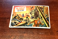 1954 Topps Scoops #1 San Francisco Earthquake picture