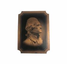 Antique Bronze Thomas Jefferson Plaque picture