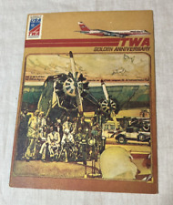 Vintage TWA 1976 Golden Anniversary First Class Menu 5