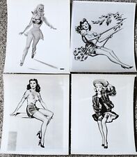 4- 1940's Pinup Pretty Girl Advertising 8x10 Glossy Photos Magazine Newspaper picture