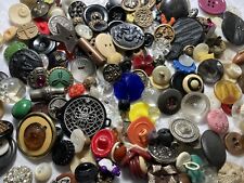 Antique Vintage Lot Of Buttons Metal Picture Victorian Glass Mop Shell Etc #11 picture