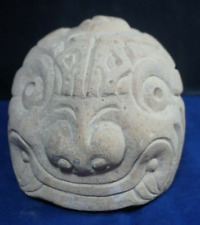 Peruvian Pre Columbian Chavin Style culture - Clava heads - carved in stone picture