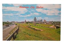 Postcard OK Oklahoma City Scenic Skyline View Cars Oklahoma City, Oklahoma picture