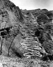 New 8x10 World War II Photo: U.S. Convoy Ascending the 21 Curves at Annan, China picture