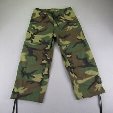 Vintage US Army Pants Medium Green Camouflage Trousers Extended Cold Weather picture