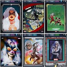 Topps Marvel Collect Black Cat Cards READ DESCRIPTION super rare awards etc picture
