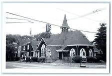 c1990s Church Exterior Roadside Scene Hackensack New Jersey NJ Unposted Postcard picture