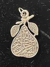 Vintage Islamic Pear Pendant Sterling picture