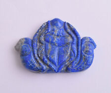 Egyptian Scarab-Hand Carved blue Lapis Lazuli-Protective- 2.5
