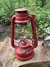 Vintage Red Hanging American Camper Kerosene Oil Lantern ARK12 China NO Glass picture