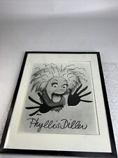 Phyllis Diller  8x10 Signed/ Autographed Illustrated Photo picture