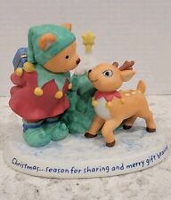 Hallmark Figurine Christmas . . season for sharing and merry gift bearing 4