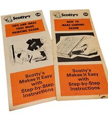 Vtg 1975 Scotty's Hardware Store Florida How To Brochures Sanding Painting 70's  picture