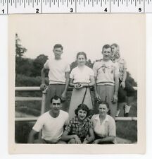 Vintage 1950's photo / Amy Liked 2 EAT HAIR - Poor Trichophagiac Family Vacation picture