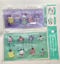 Sanrio Soda 2 Piece Fastener Case Storage Cards Cash Pouch Melody Pochacco picture