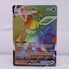 A7 Pokémon Card TCG SWSH Evolving Skies Glaceon VMax Secret Rare 208/203 picture