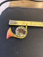 Vintage Pin - French Horn Musical Instrument picture