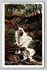 Cooperstown NY-New York, Leatherstocking Falls Vintage Souvenir Postcard picture