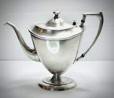 Beautiful RARE Antique HALLMARK H100 UJEP Pewter Tea/Coffee Pot picture