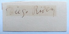 Rare painter Diego Rivera clipped signature autograph husband of Frido Kahlo picture