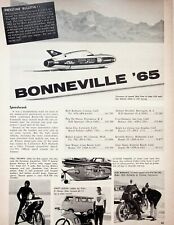 1965 Bonneville Speedweek Gyronaut - 5-Page Vintage Motorcycle Article picture