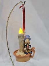 Disney Store Jiminy Cricket with Candle Light Up Sketchbook Christmas Ornament picture