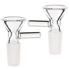 2X 18mm Male Glass Bowl Handle Piece Replacement for Water Filter Bongs picture