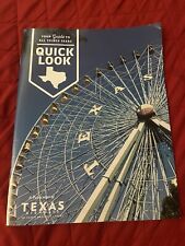 New 2024 Official Quick Look All Things Texas Guide Magazine 36pg picture