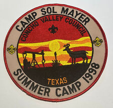 1998 Camp Sol Mayer Jacket Patch Texas Boy Scout RC5 picture