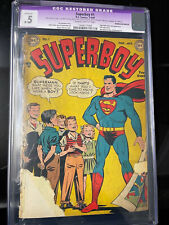 Superboy #1 DC comics 1949 golden age comic book restored .5 CGC picture