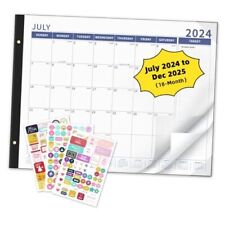 Ospelelf Desk Calendar 2024-2025 Large 22'' x 17'' Blue(July.2024 - Dec.2025) picture