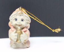DREAMSICLES Baby Cherub Angel Figurine Hanging Ornament Gold baby bottle picture