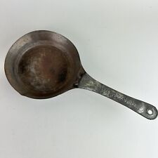 Antique L & G #50 Metal Cowboy Cold Handle Skillet Frying Pan 7.5” Camping MFG picture
