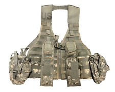 USGI Military Army 5pc. Fighting Load Carrier Vest w/ 4 MOLLE II Pouches ACU UCP picture