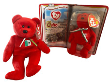 1999 Osito The Bear Set Ty Teenie Beanie Baby Plush Collectible picture