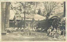 Postcard RPPC 1923 California Camp Curry patio people scenery CA24-4795 picture