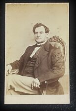 Peter Herdic, Williamsport PA Lumber Baron Politician, 1860s CDV Photo Gutekunst picture