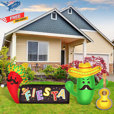 8 Ft Long Mexican Fiesta Inflatable Decoration Cinco De Mayo Inflatable Party De picture