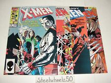 Uncanny X-Men #210-213 Direct Comic Lot Marvel 1986 211 212 1st Marauders Davis picture