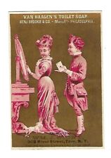 c1880's Trade Card Benjamin Brooke & Co., Van Haagen's Toilet Soap picture