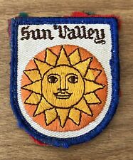 Vintage Sun Valley Patch Idaho Embroidered Ski Skiing picture