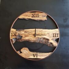 Homemade Olive Wooden Wall Clock, Roman Numerals,16inch picture