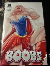 Boobs #1 Kickstarter 'Super Babe' cover variant by creator/artist Mindy Wheeler picture