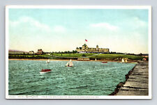 Breakwater View Sam Oset Hotel Boats Harbor Rockland Maine ME PHOSTINT Postcard picture